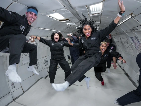 microgravity flight in Zero G